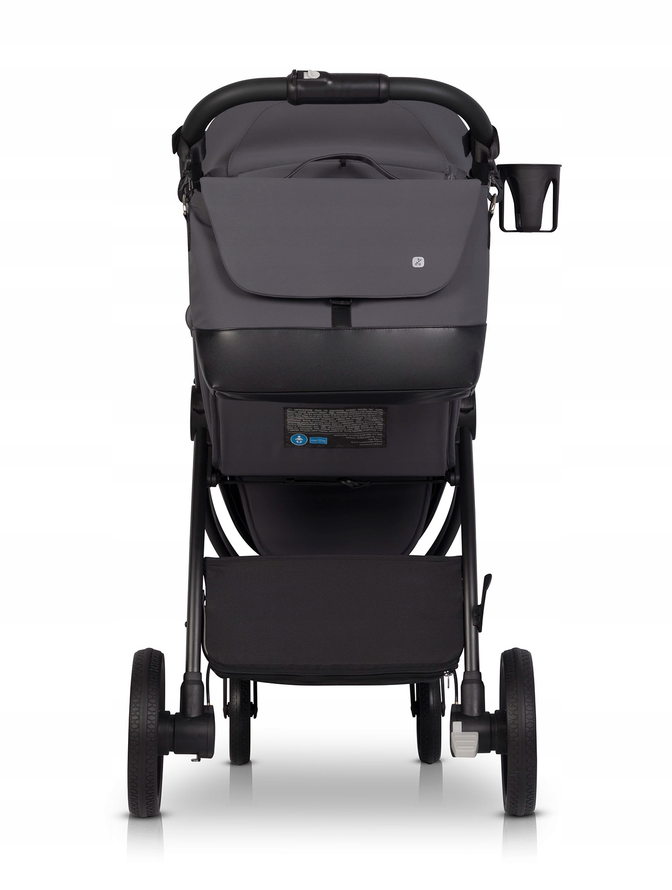 LEKKI WÓZEK SPACEROWY CORSO DO 26,5KG + DODATKI Głębokość produktu 82 cm