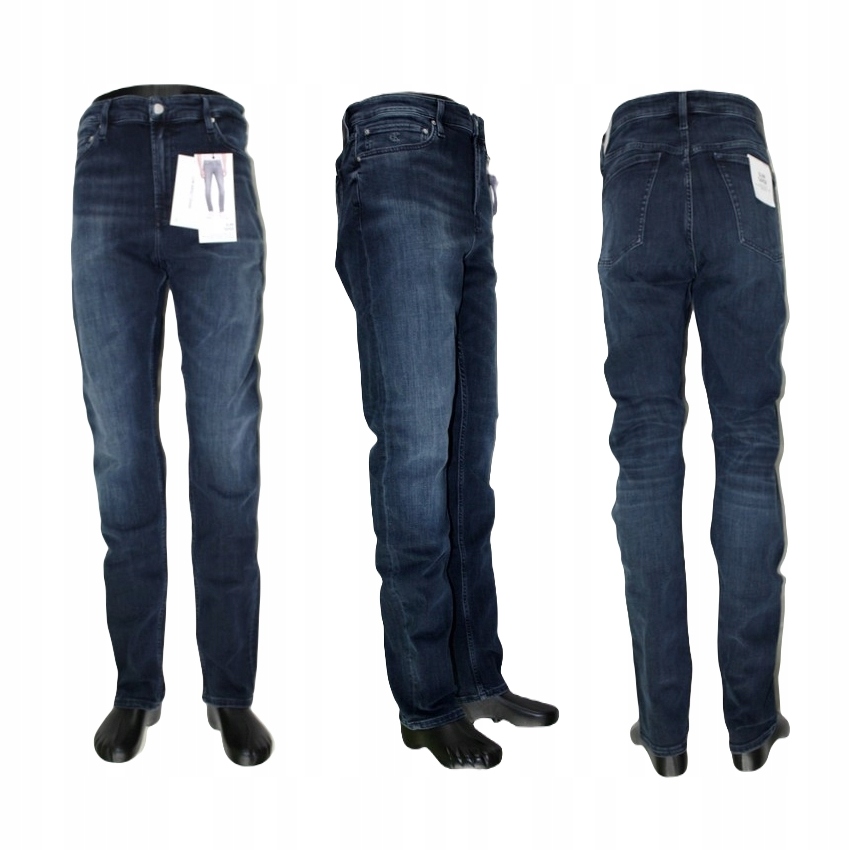 Męskie jeansy Calvin Klein Jeans -Slim Taper J30J317662 oryginalne -W33/L34