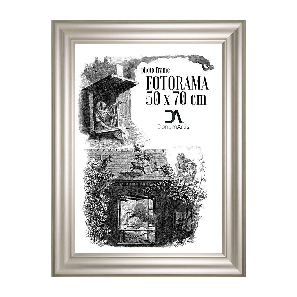 Fotorám Classic 50x70 cm stříbrné svítidlo obývacího pokoje
