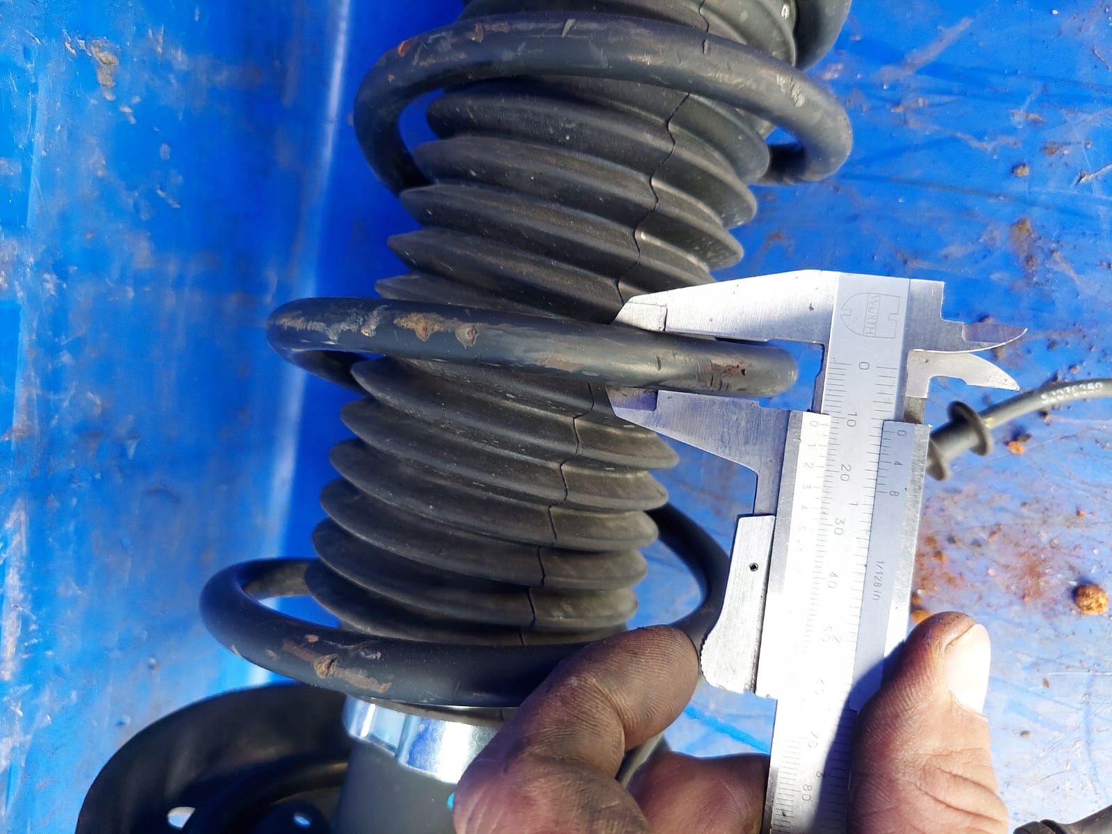 MCPERSON swing shock absorber FIAT PANDA 3 right