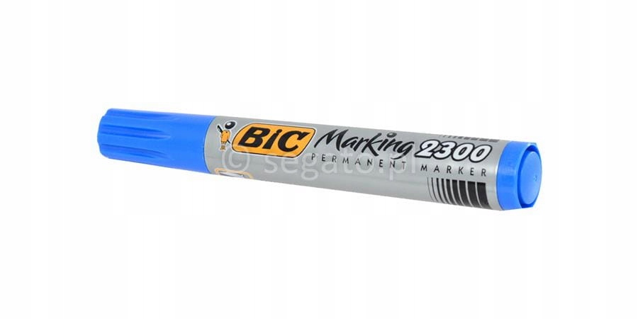 

Marker permanentny Bic 2300 ścięty niebieski