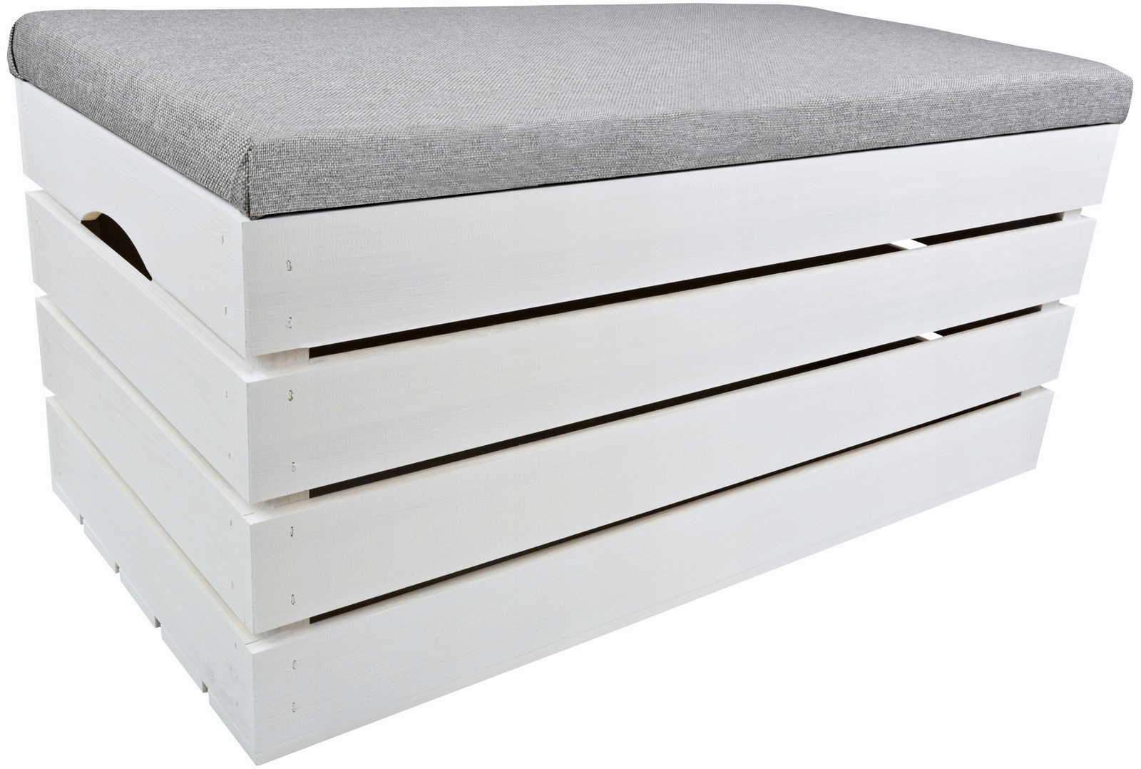 Taburet Dřevěná Sedačka Úložný Prostor Kufřík Otevíratelný