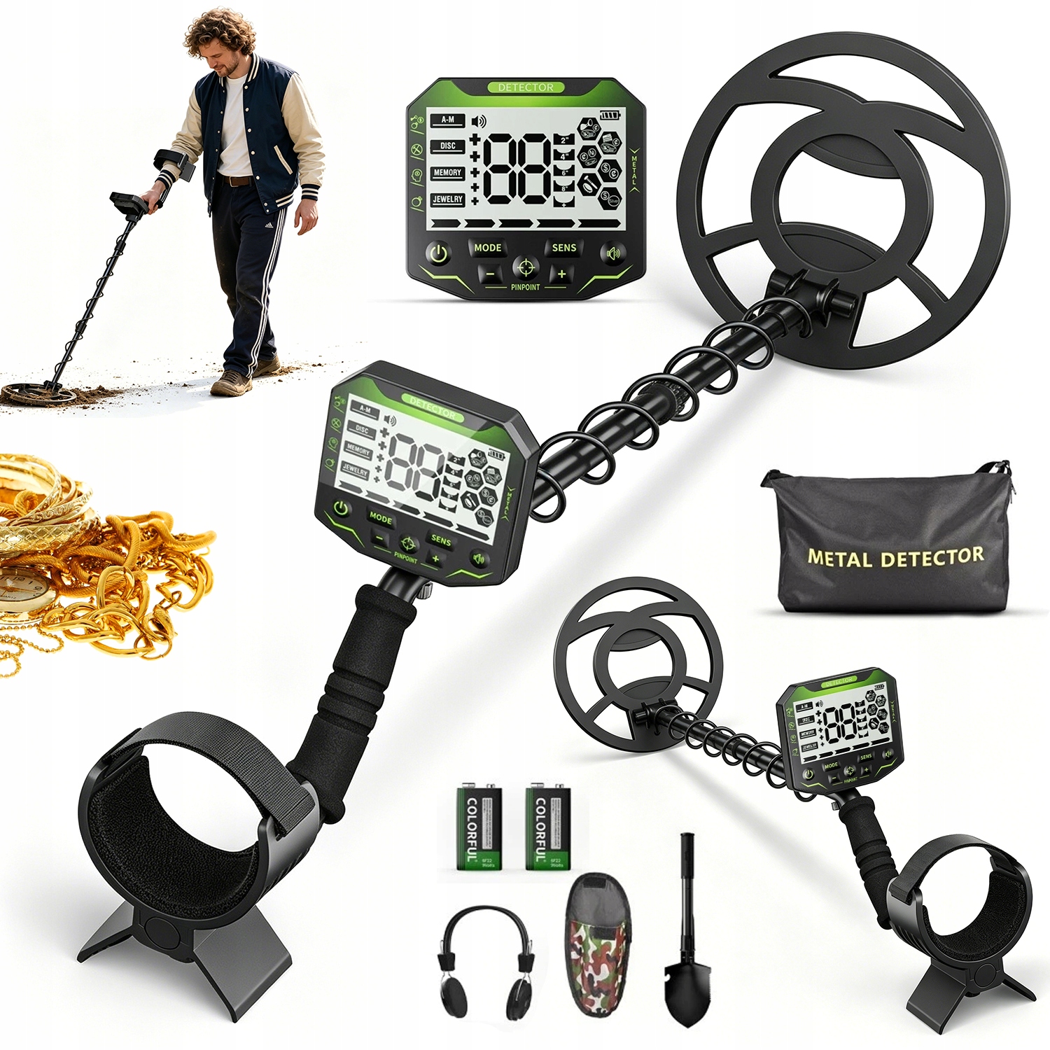 Detektor Kovů Pro Děti S Velmi Přesným Kovem A LCD Displejem