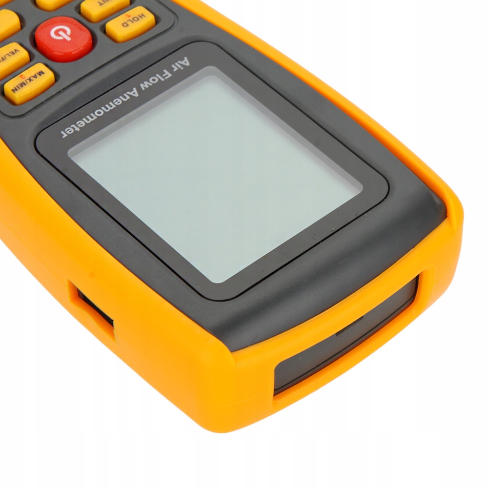 ANEMOMETR WIATROMIERZ MIERNIK WIATRU TEMPERATURY POMIAR PRĘDKOŚCI POWIETRZA Maksymalny pomiar prędkości powietrza 45 m/s