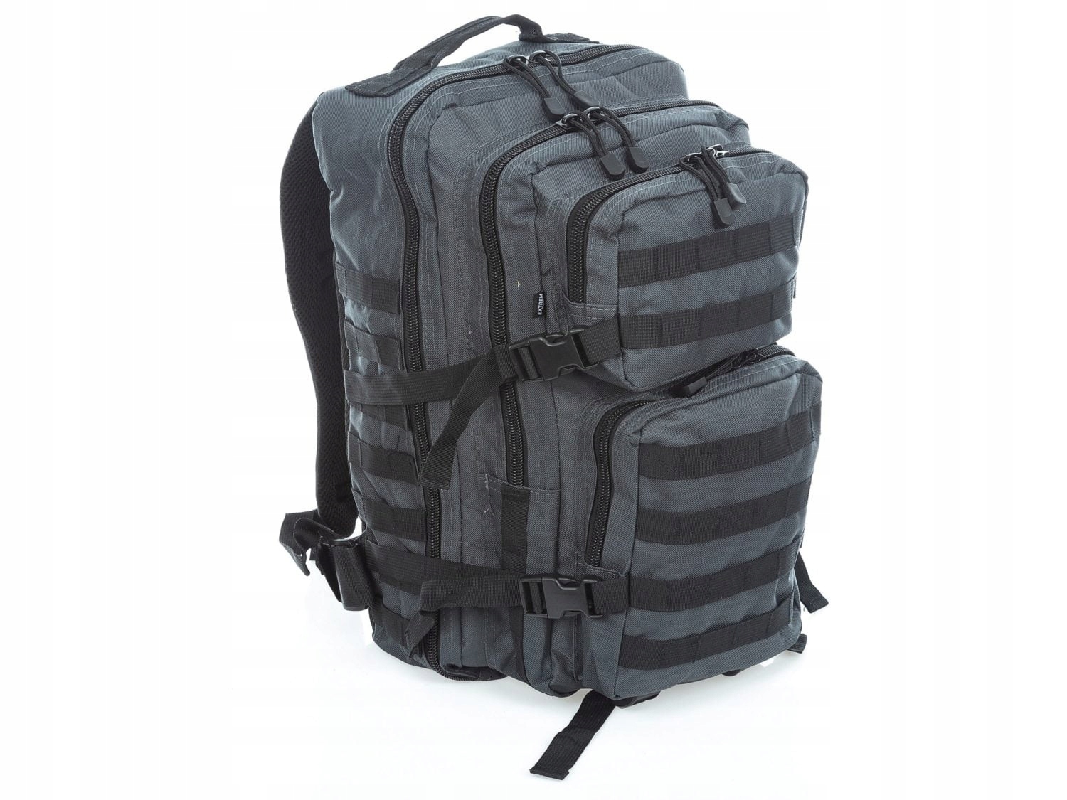 Batoh vojenský trekingový batoh odnímatelný až dolů pro práci, šedý