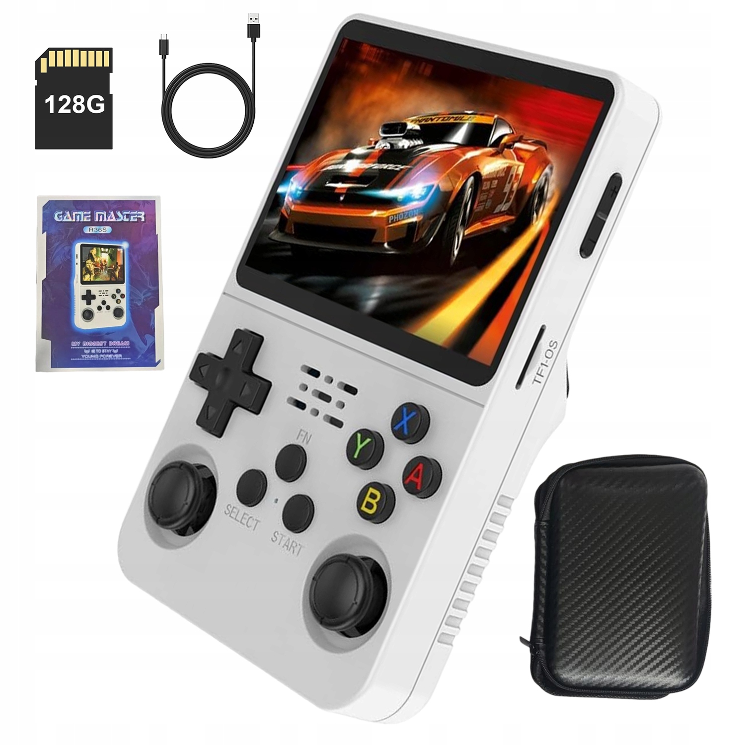 Emulátor Konzole Pro 15000+ Her, Přenosný Přehrávač Videa S 128G Tf Kartou