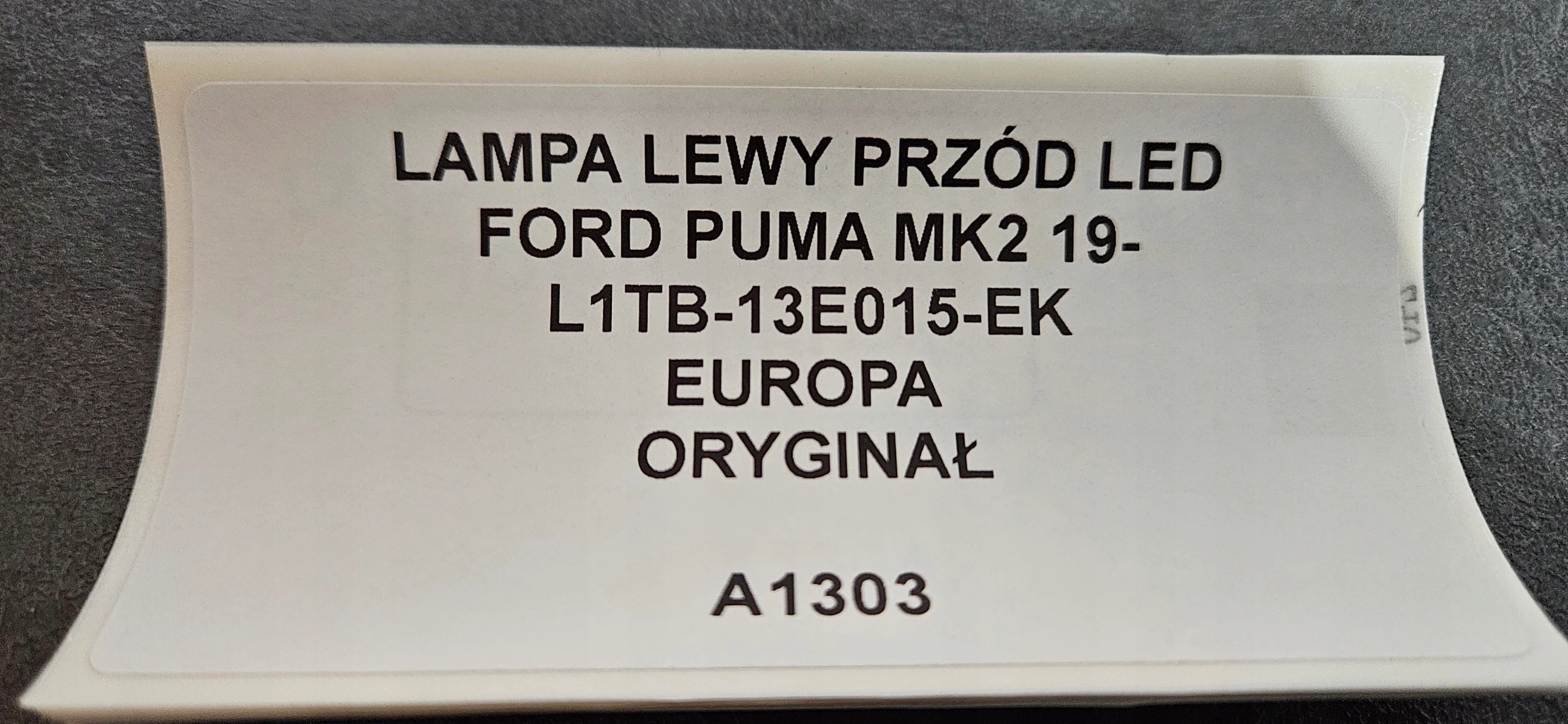 light left front LED FORD PUMA MK2 19- original L1TB-13E015-EK