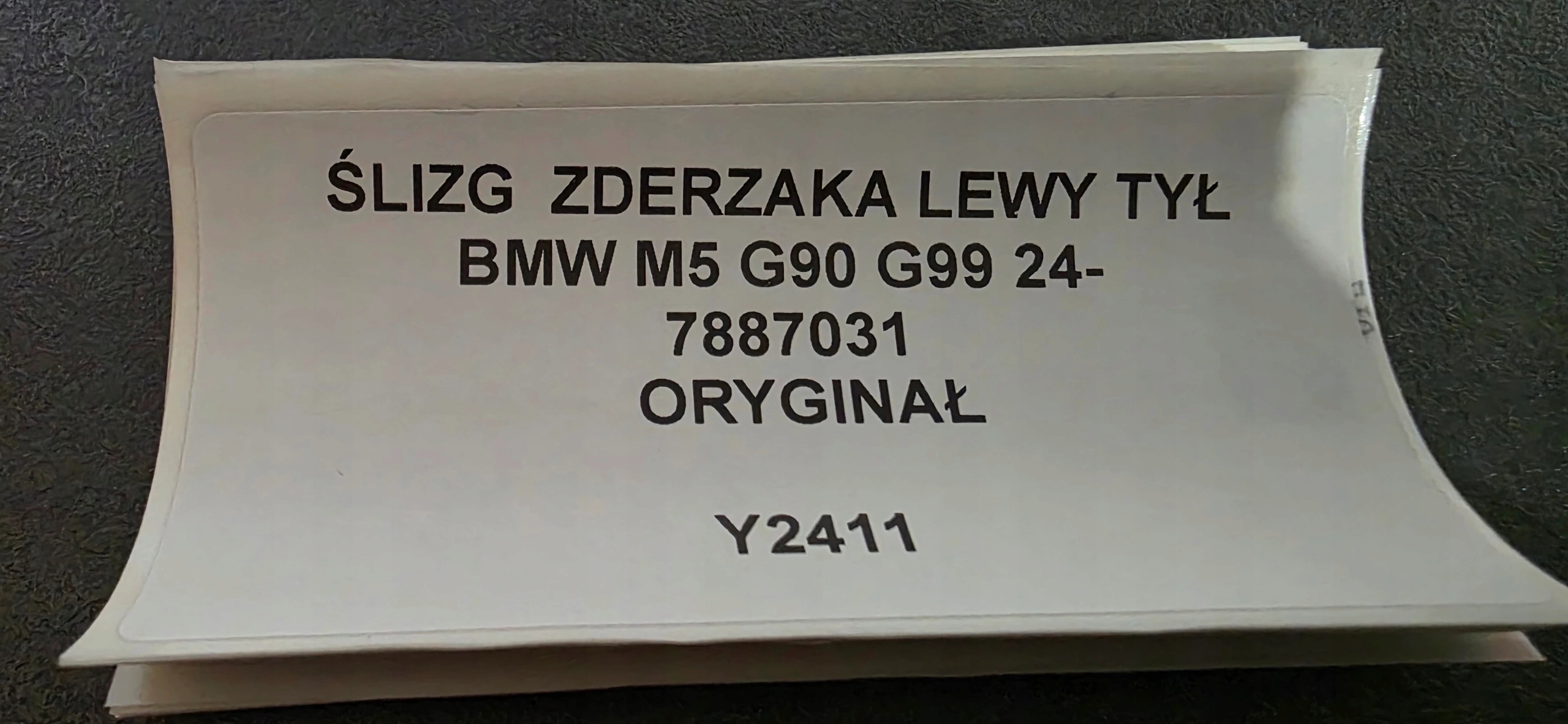 bumper bracket left rear part BMW M5 G90 G99 24- original 7887031