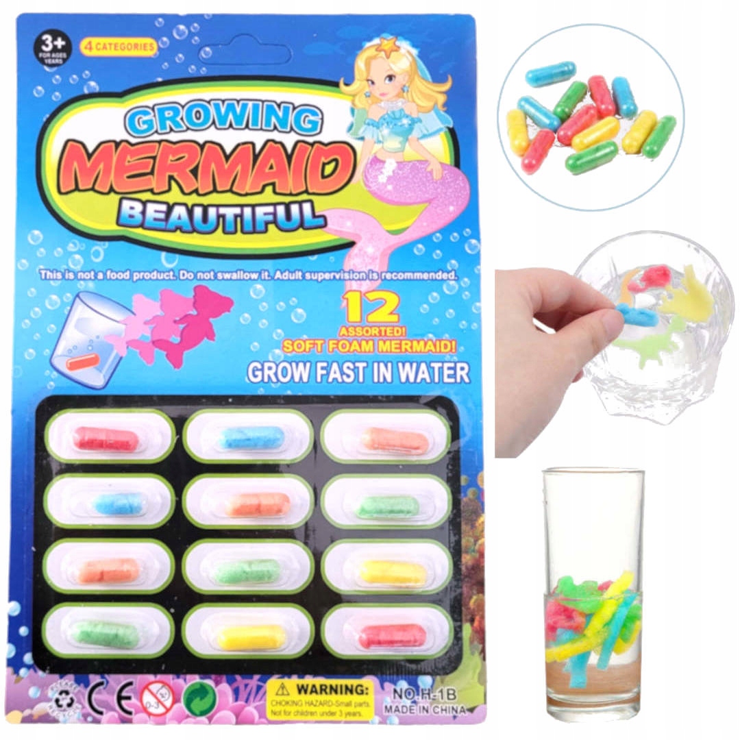 

Kapsułki Rosnące W Wodzie Magiczne Syrenki