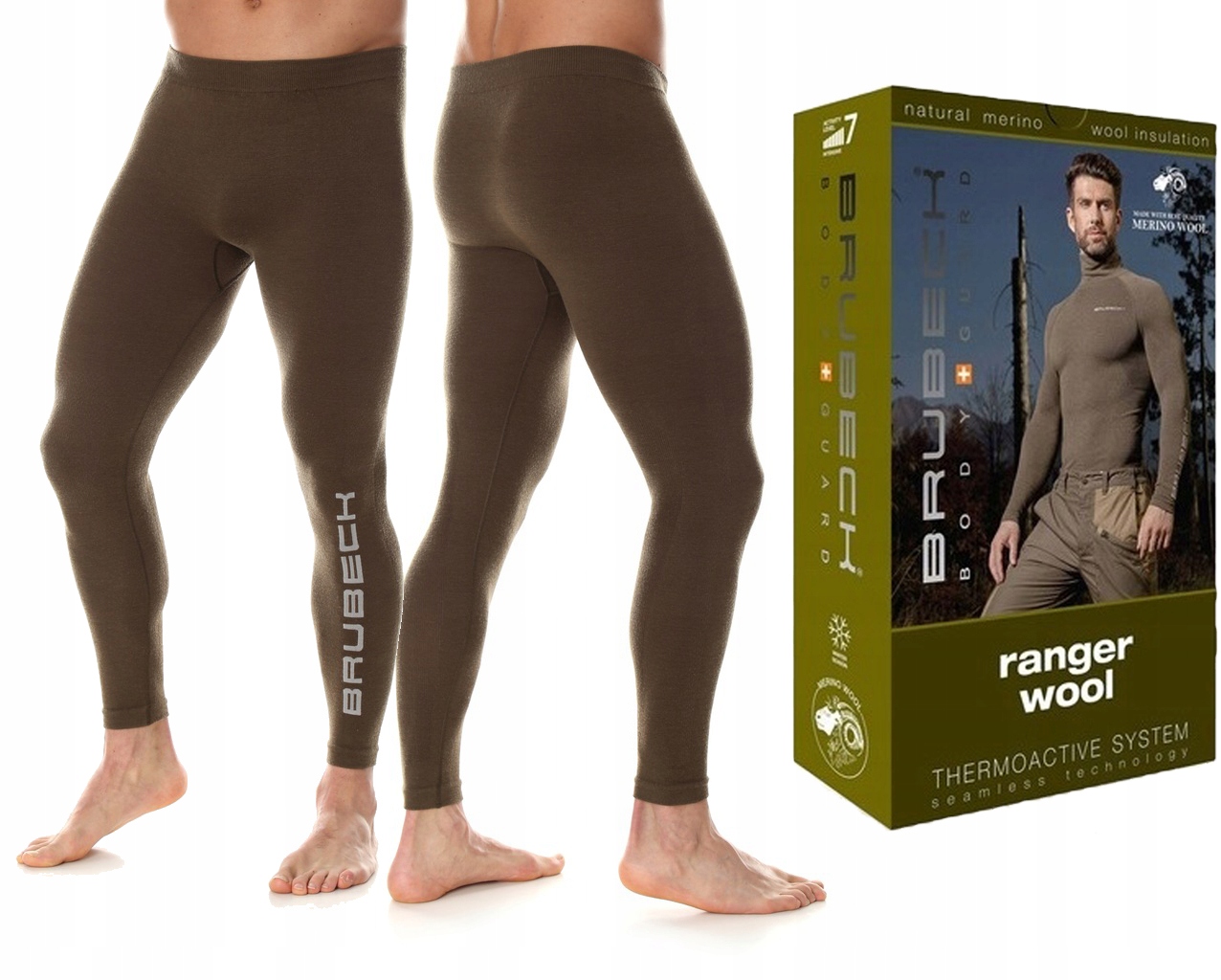 Spodnie Brubeck Ranger Wool Merino Khaki LE12410 M
