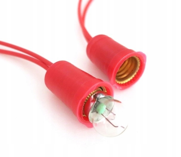 gniazdo na żarówka do latarka E10 z przewodem