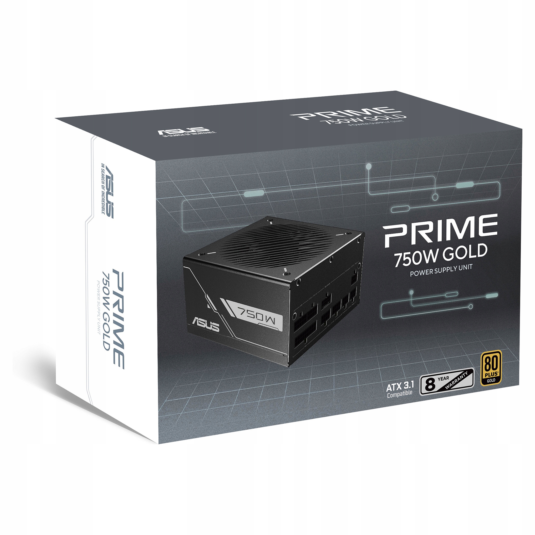 Zasilacz Atx 750W Asus PRIME-750G 80 Plus Gold