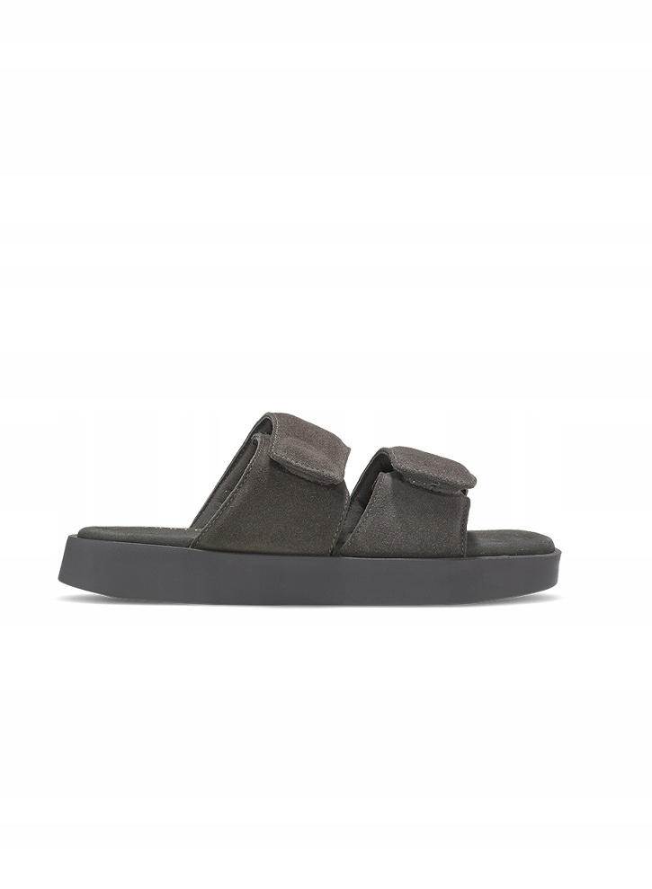 Nazouváky pantofle Inuikii Classic Suede Velcro Taupe 40