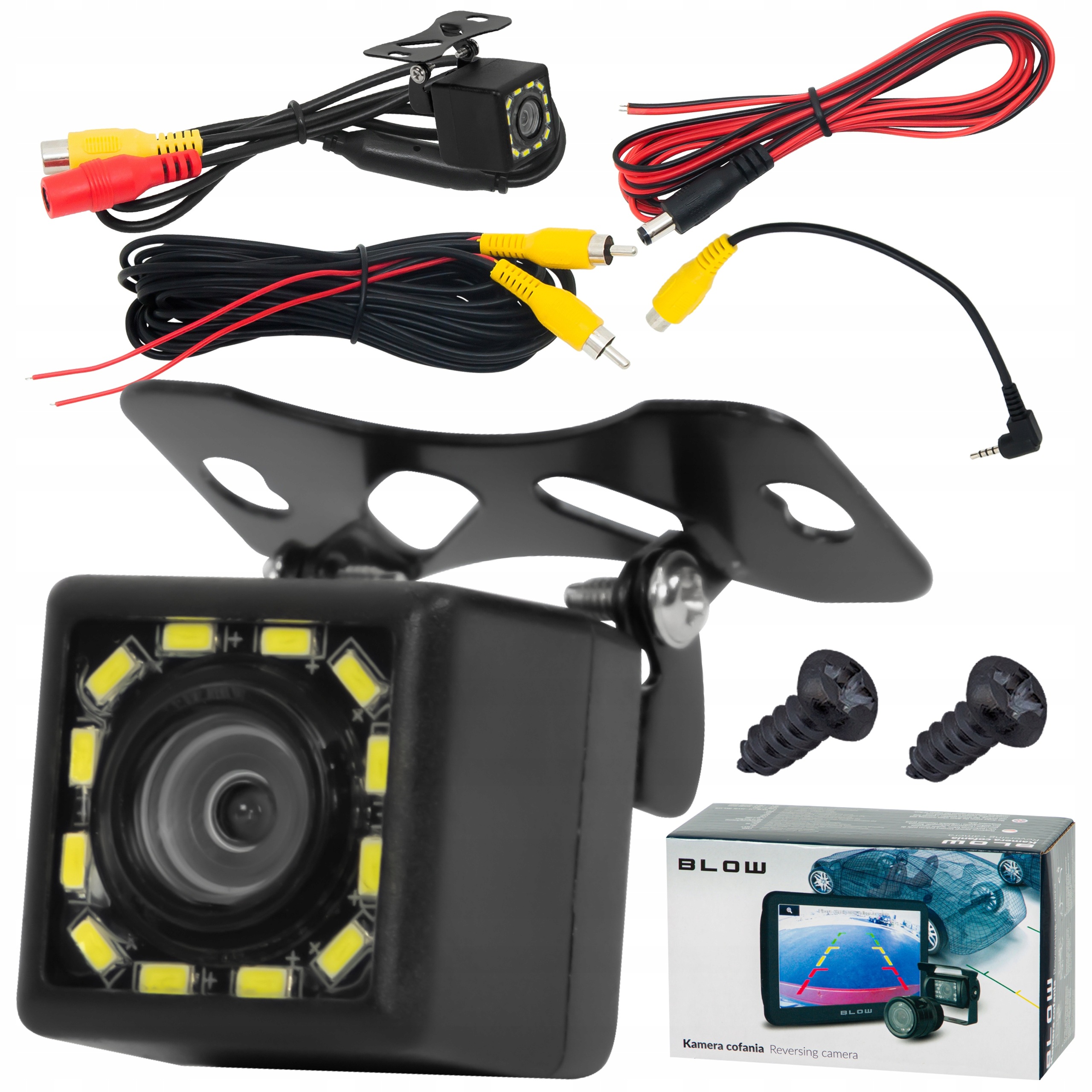 Kamera Cofania Przewodowa 12 Led 170° IP67 Przewód 6M