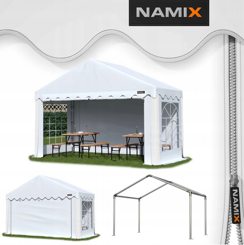 Namiot Basic 3x2 Imprezowy Ogrodowy Różne Ściany Boczne