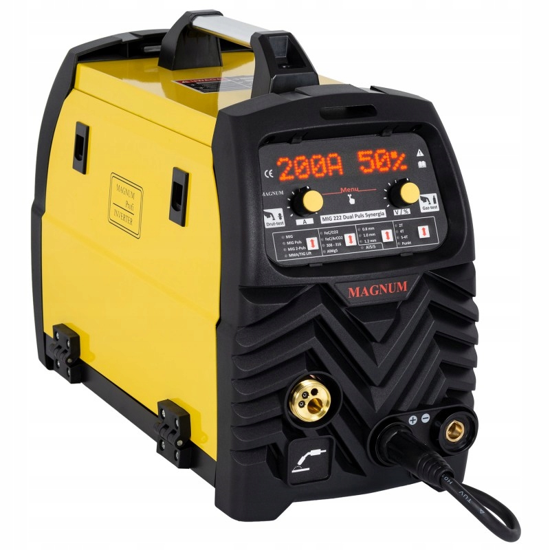 SPAWARKA MAGNUM MIG 222 DUAL PULS SYNERGIA LED MMA TIG 230V 200A