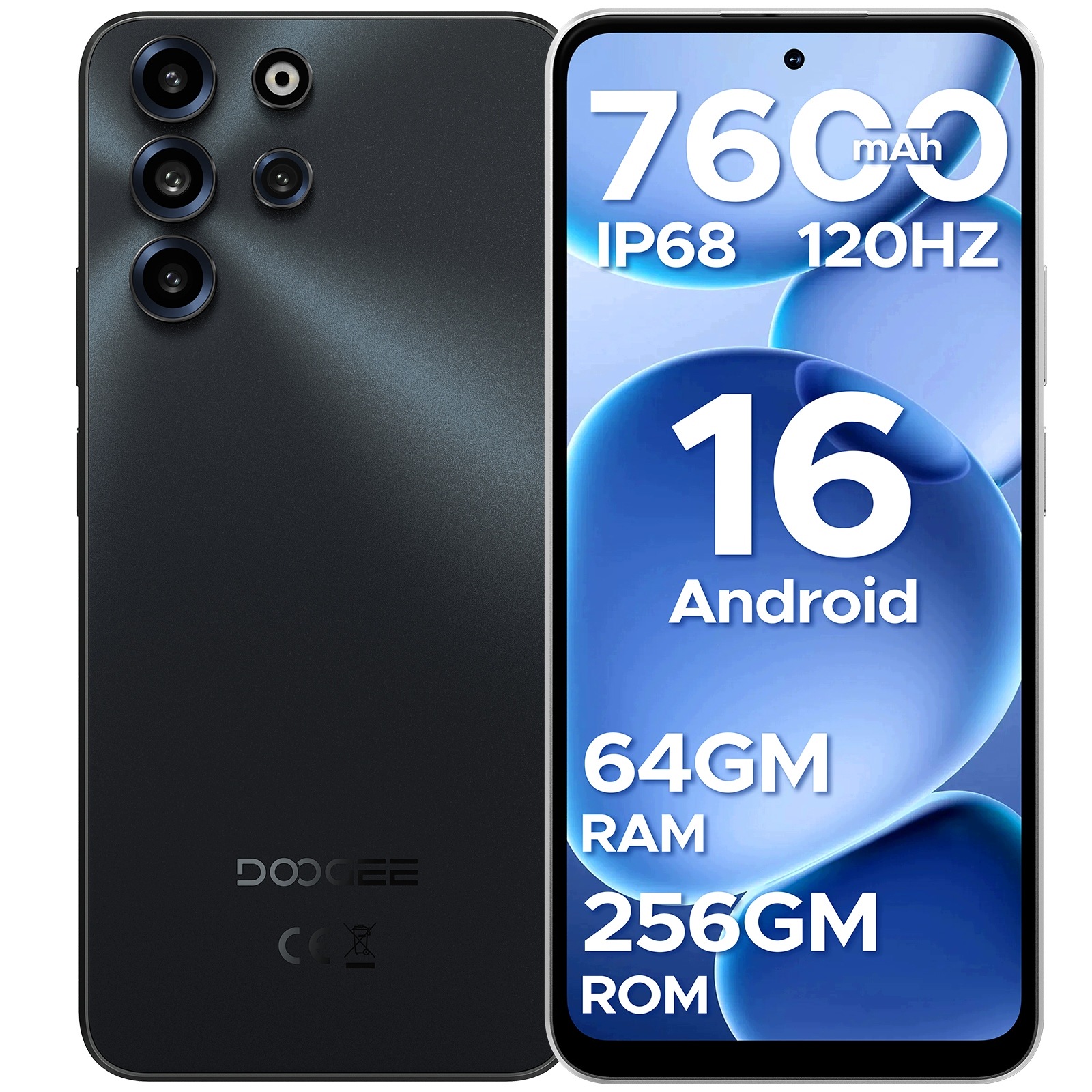Doogee B10 Pro fekete