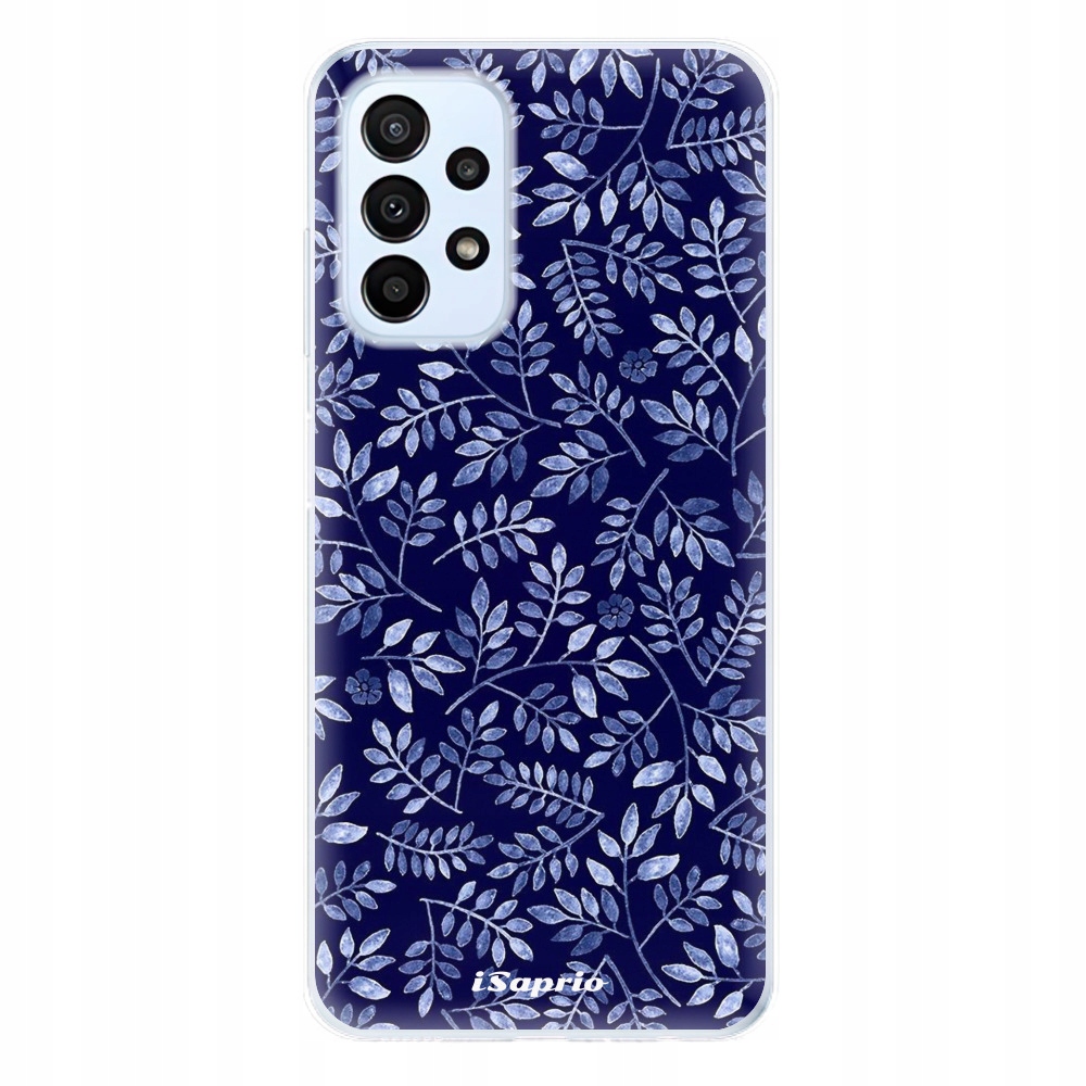 Silikonowe etui iSaprio Blue Leaves 05 do Samsung Galaxy A23 A23 5G