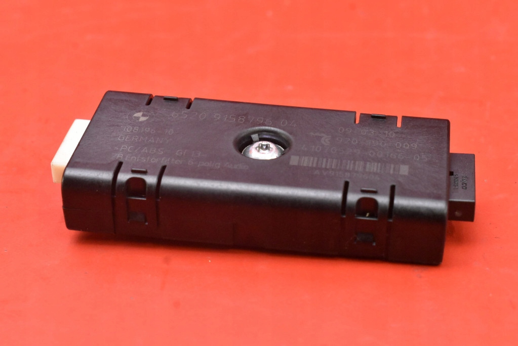 control unit module filter PRZECIWZAKLOCENIOWY 9158796 BMW F07 09-13
