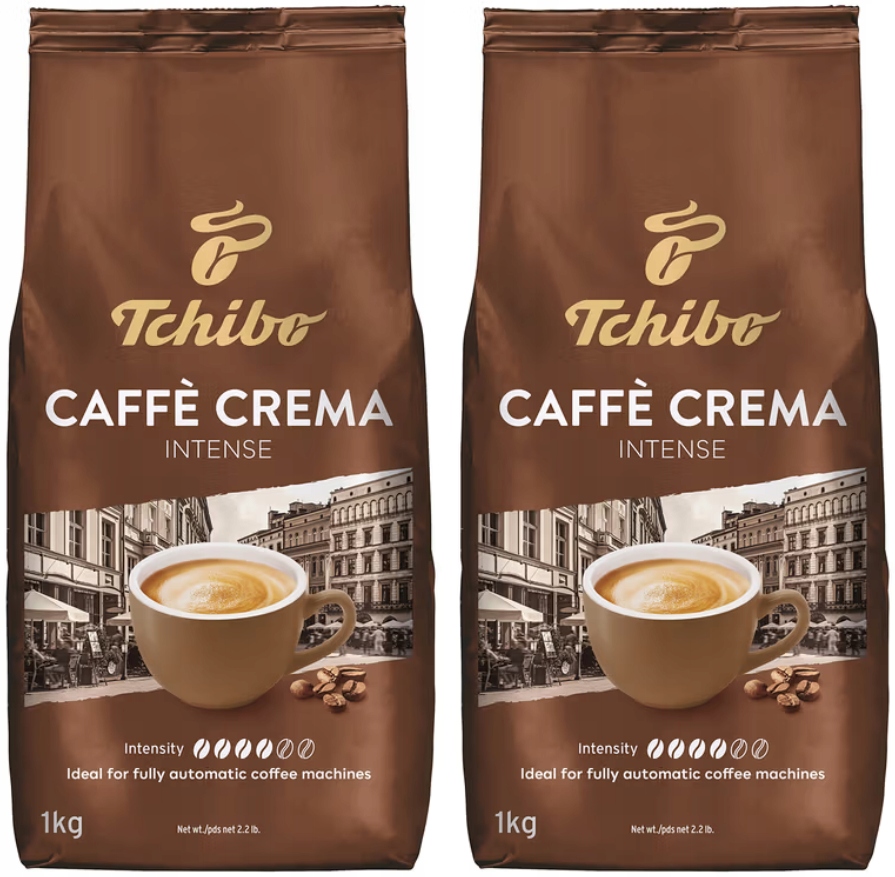 Levně Tchibo Caffe Crema Intense káva 2x1 kg