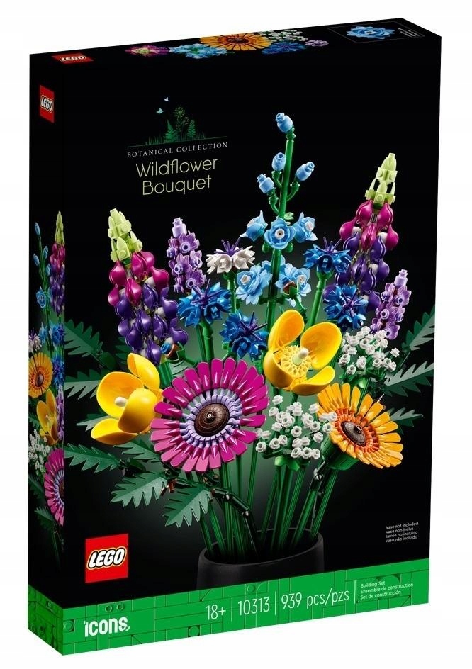 Lego(r) Icons 10313 Kreativní kytice z polních květin pro stavění