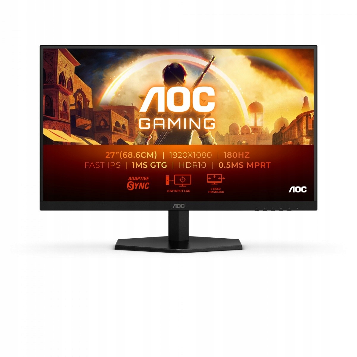 Aoc Monitor 27G42E 27 cali 180Hz Fast Ips Hdmi Dp