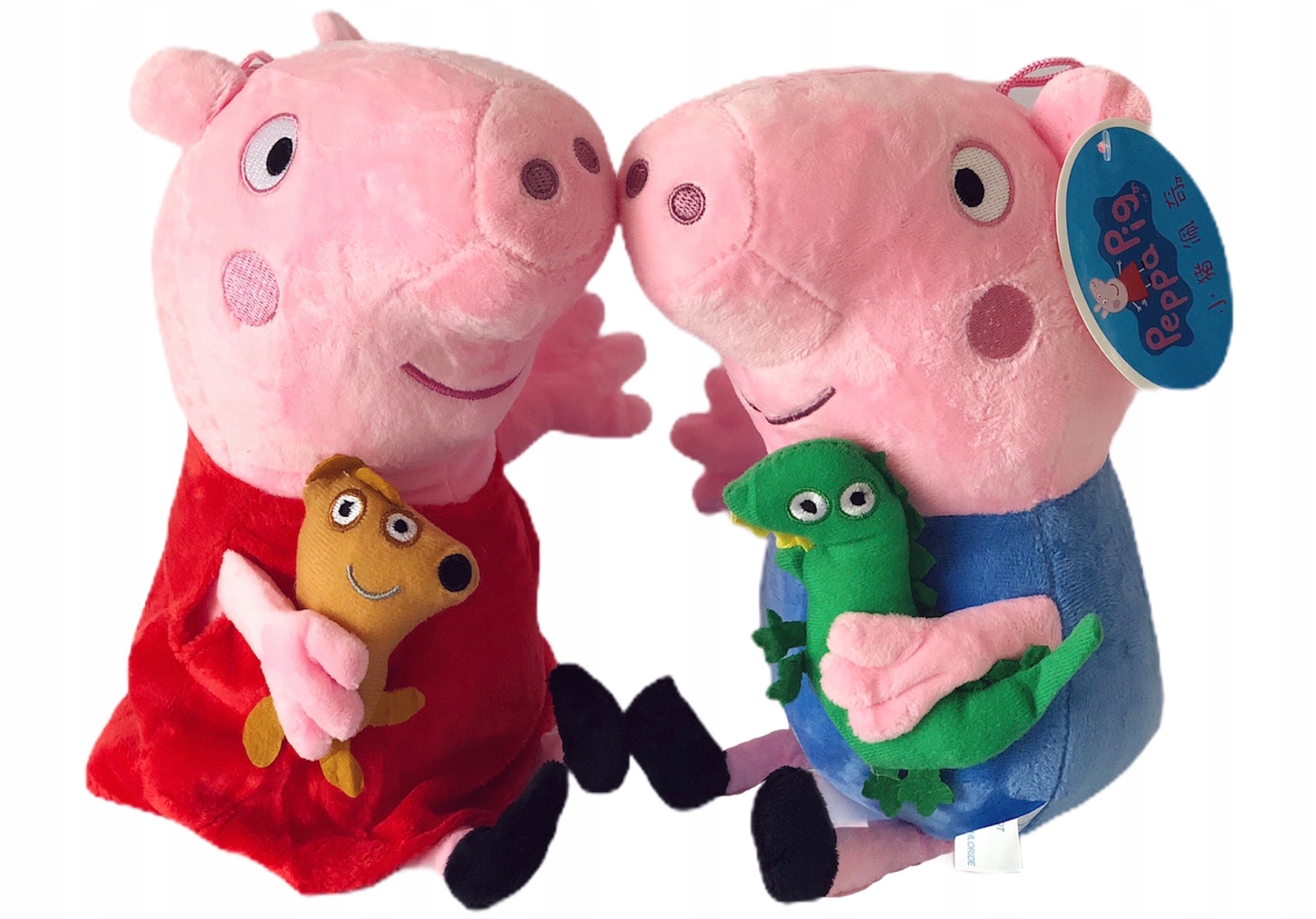 PEPPA pig И ДЖОРДЖ ТАЛИСМАН НАБОР ПОЕТ 30 см