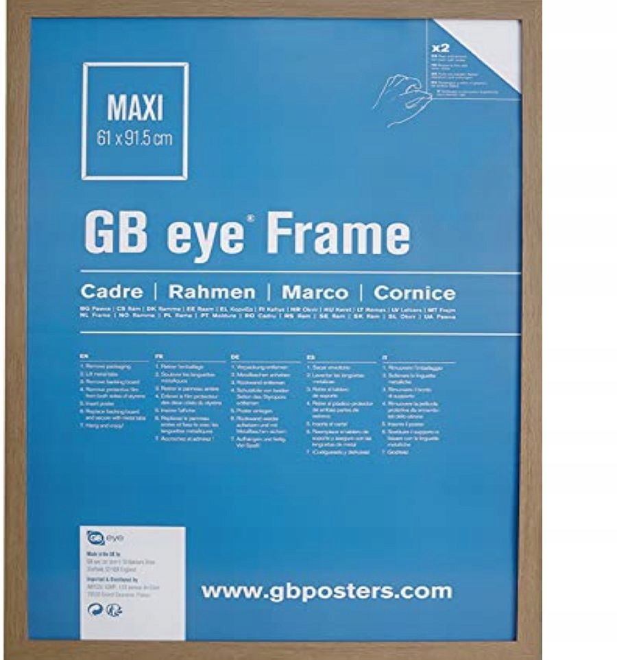 

Gbeye Mdf Oak Frame Maxi 61 X 91.5CM