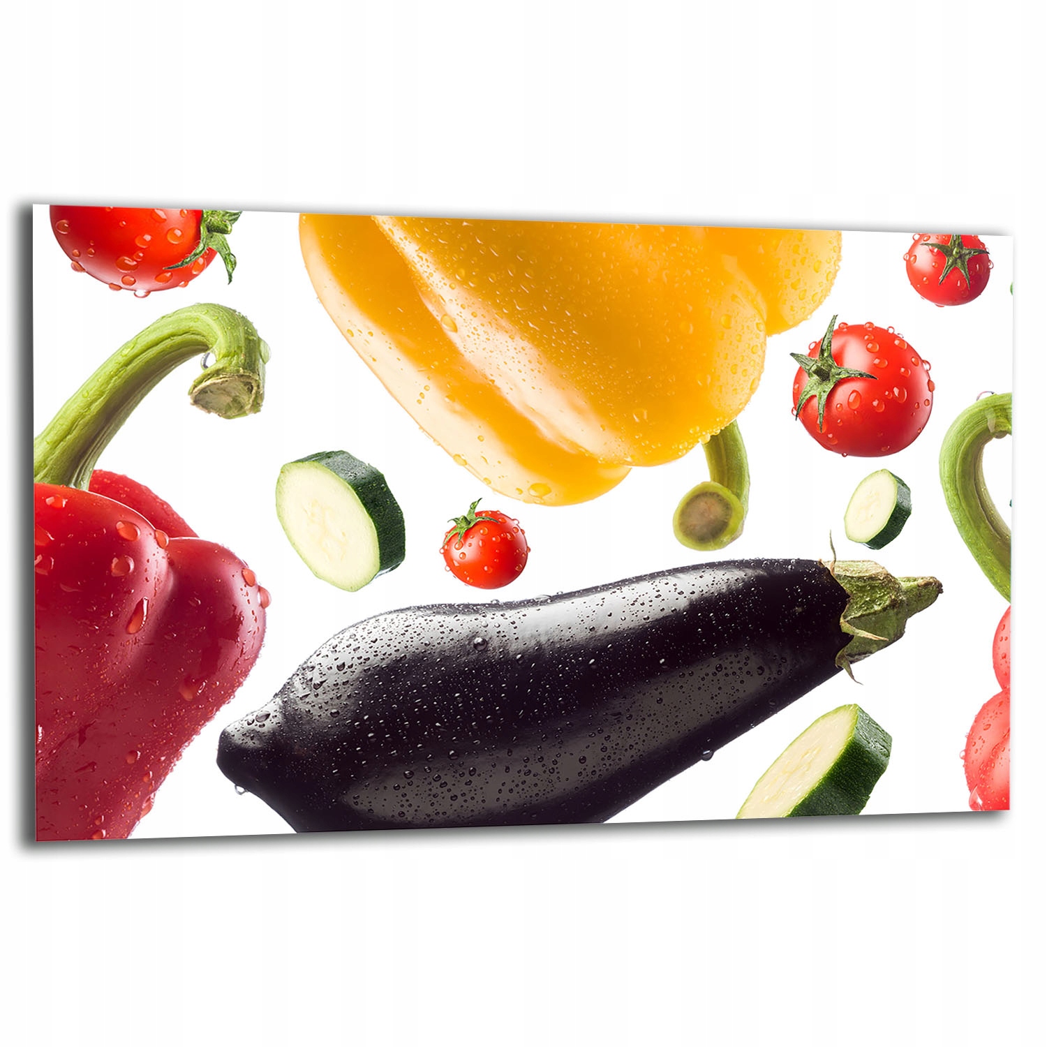 Ochranná Skleněná Deska Na Sporák 80x52 Paprika Tvrzené Sklo Kuchyně 7W