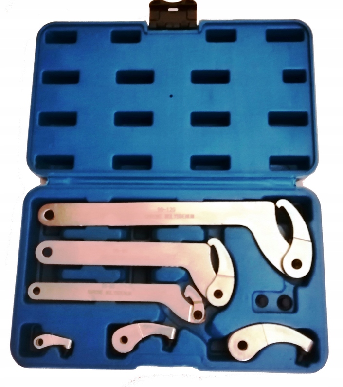 Zestaw Kluczy Hakowych Klucze Hakowe 35-120MM