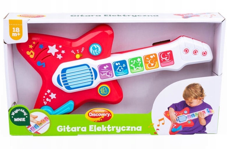 Dumel Gitara Elektryczna 18M+ Materiał plastik