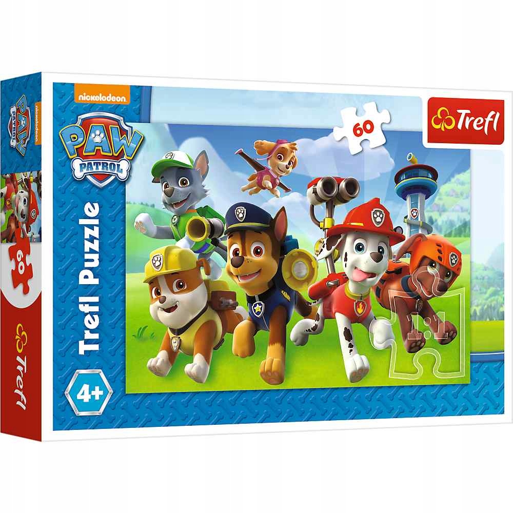 

Trefl Puzzle 60 Psi Patrol, Gotowi do akcji