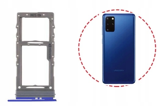 UCHWYT TACKA KARTY SIM DUAL MICRO SD SAMSUNG S20 Producent Inna