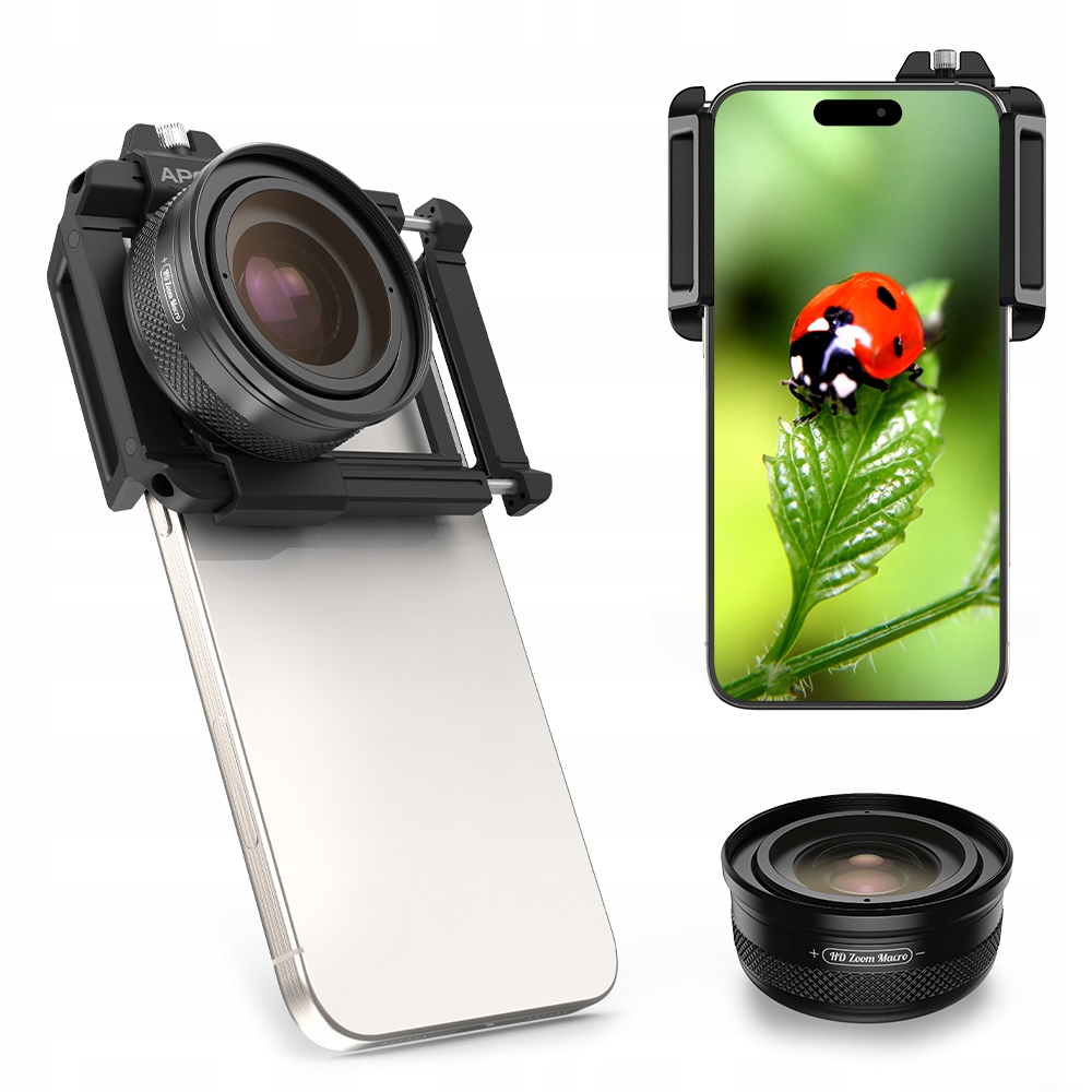 Objektiv Apexel Makro Hd Zoom 10-20X pro chytrý telefon