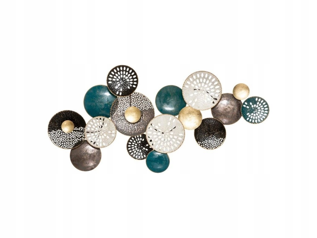 Kovová nástěnná dekorace Lison, 135 x 67 cm