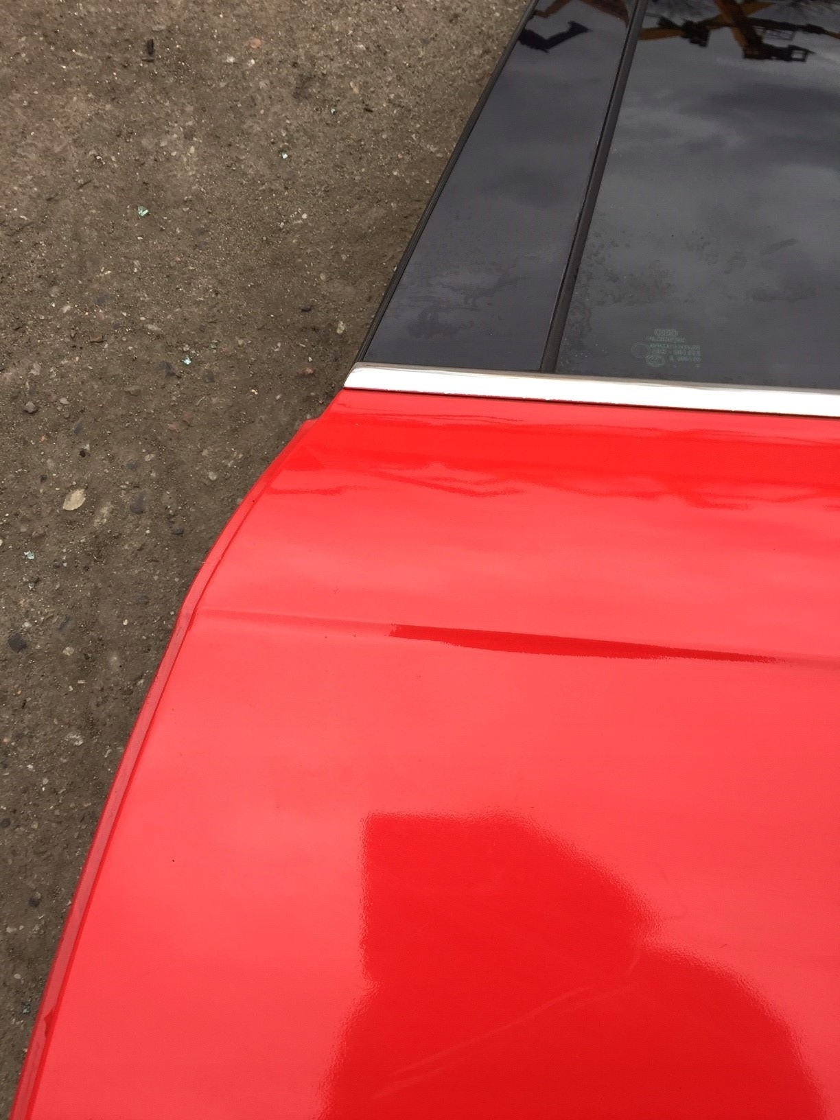 AUDI A4 B8 sedan door left rear. left rear part LZ3M
