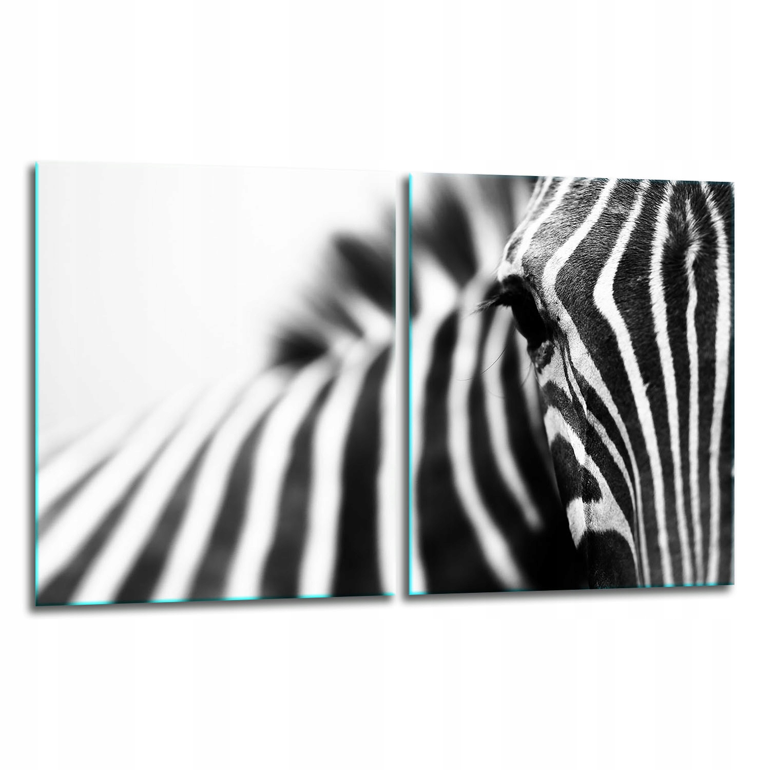 7v1 2x Ochranná Skleněná Deska Na Sporák 40x52 Zebra