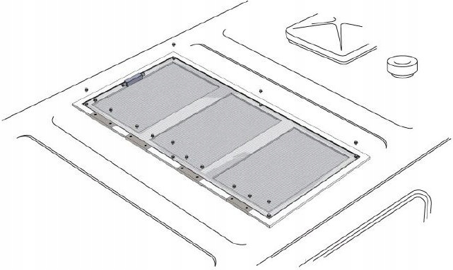 P0071 - МОНТАЖНАЯ РАМКА ПАНЕЛИ 4SUN-FLEX ETFE-M