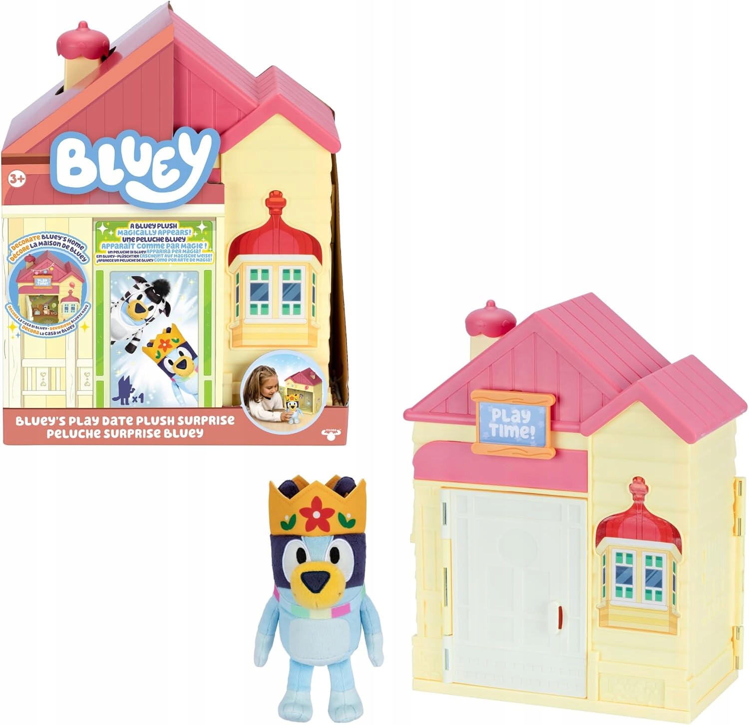 Bluey Interaktywny Domek Zestaw Maskotka Niespodzianka