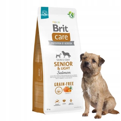 Brit Care Dog Grain-Free Senior Light Salmon 12 kg sucha karma dla psa