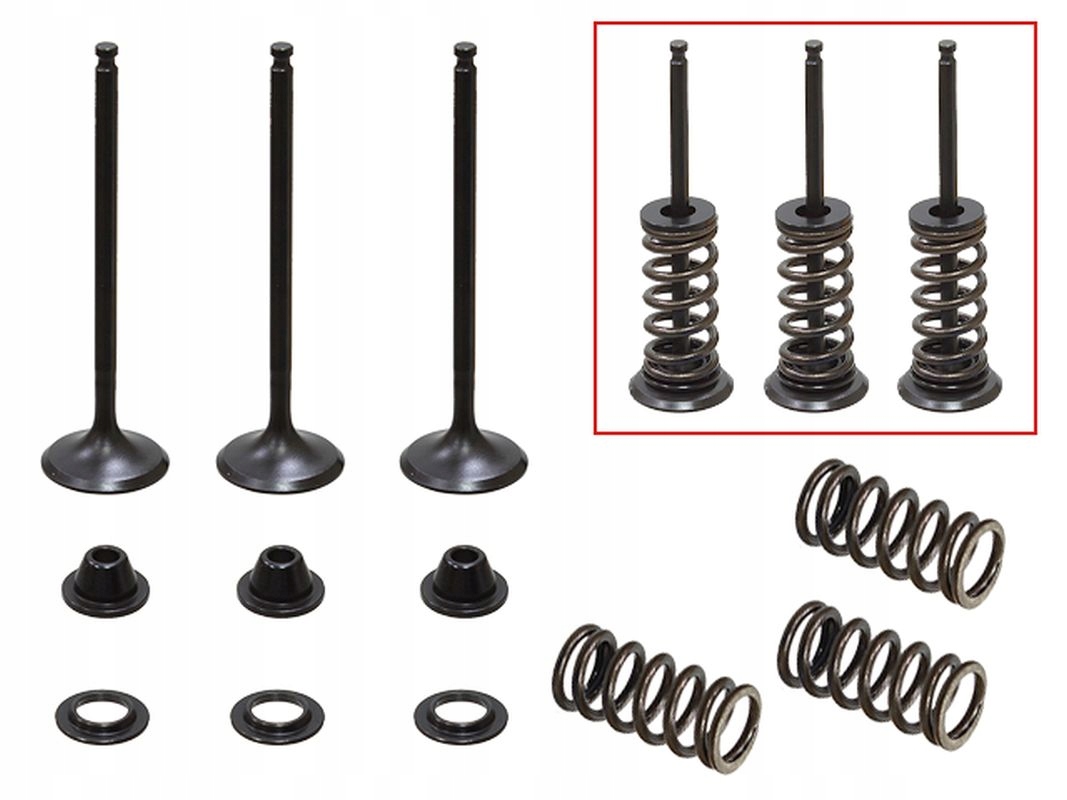 ZAWORY SSĄCE YAMAHA YZF 250 '01-'13, WR 250 F '01-'13 (WRF250) STALOWY