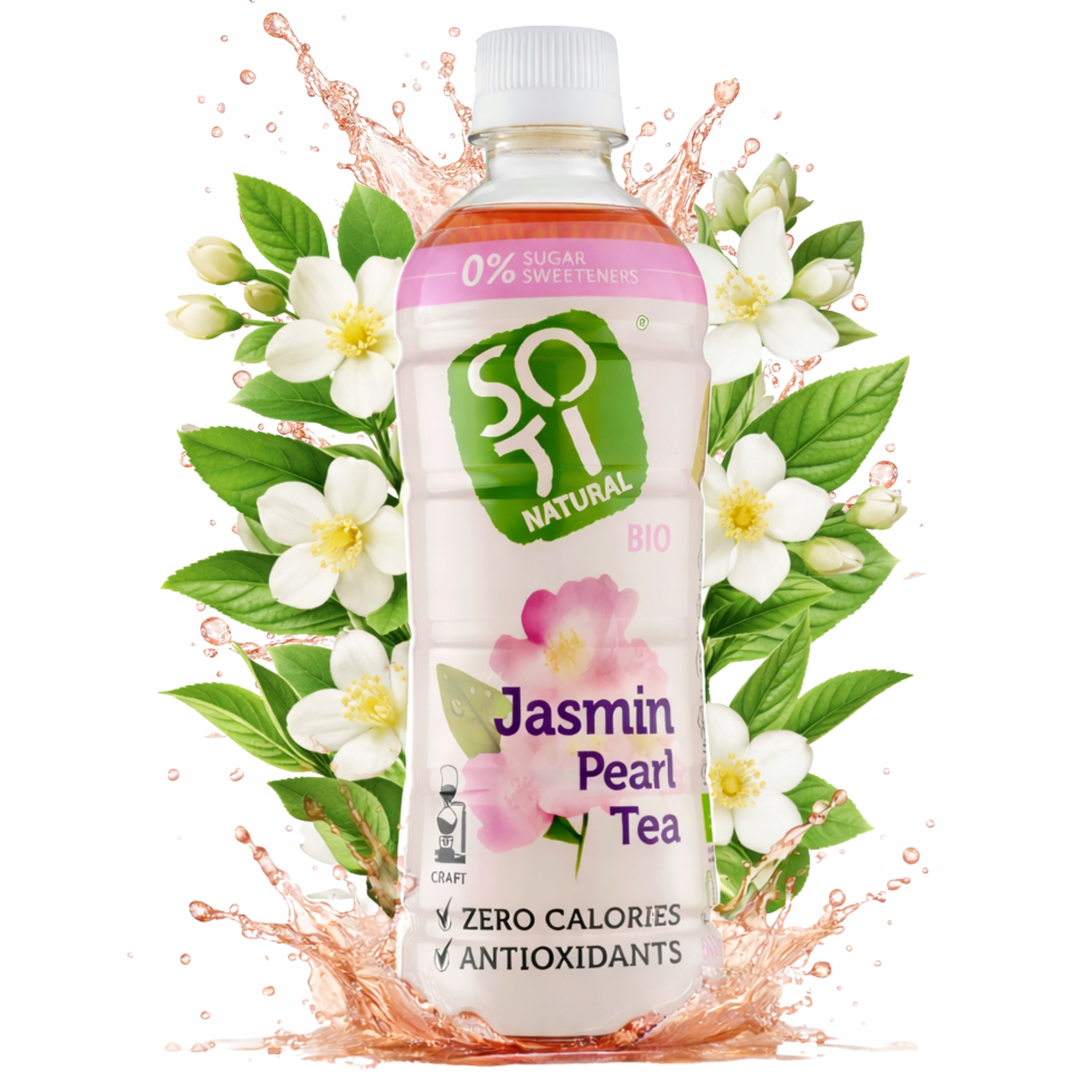 Levně Soti Natural Jasmínový čaj nápoj 500 ml bez cukru