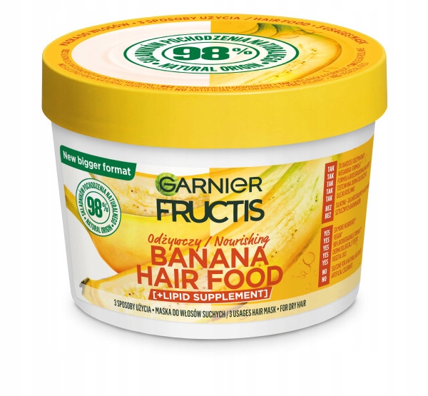 

Garnier Fructis Banana Hair Food maska 400ml