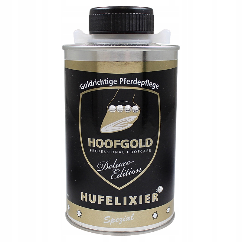 Olej do kopyt dla koni Hoofgold Hufelixier Deluxe 500ml