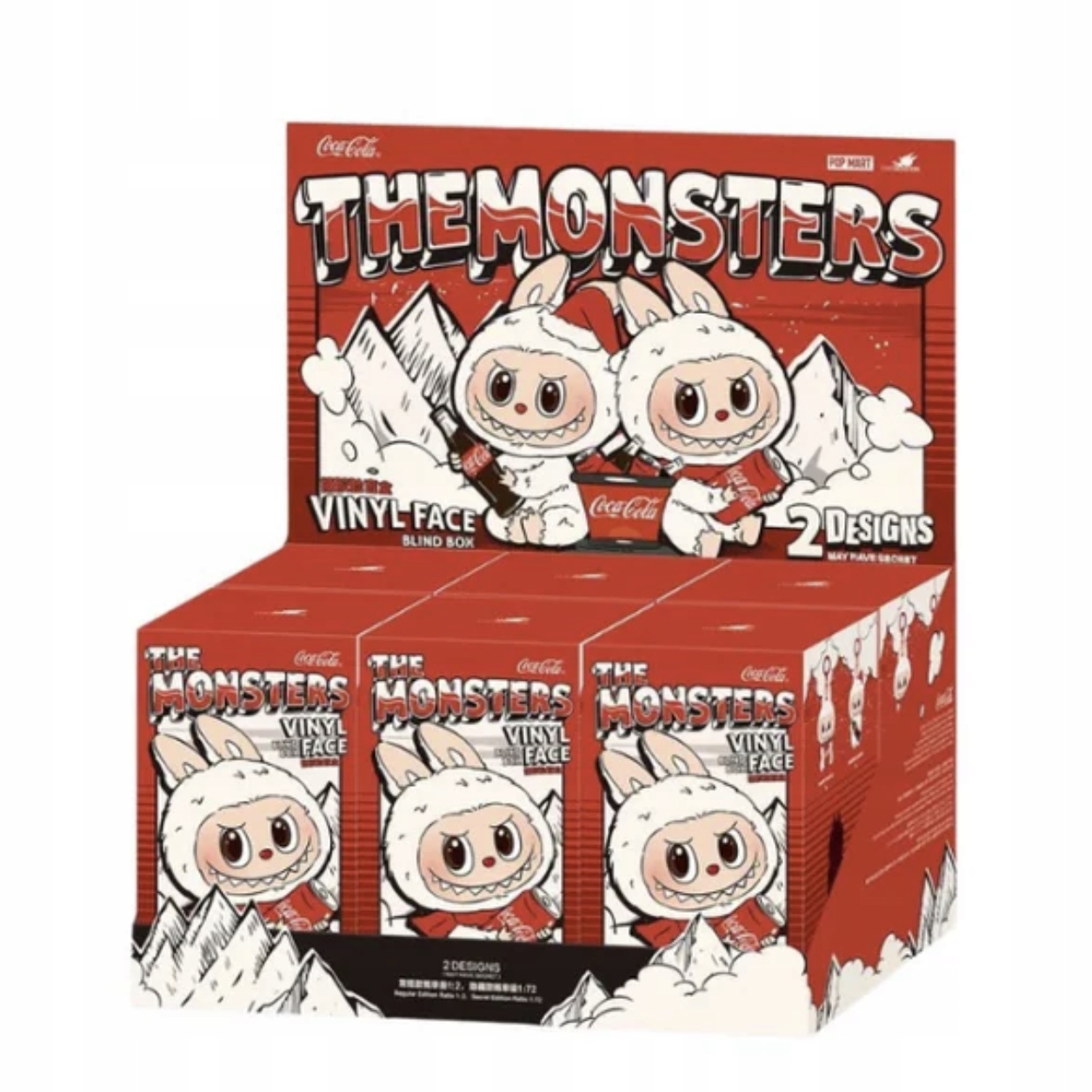 ぬいぐるみ POP MART THE MONSTERS LABUBU COCA-COLA Maskotka Labubu The Monsters Pop Mart x Coca-Cola (6931571047290