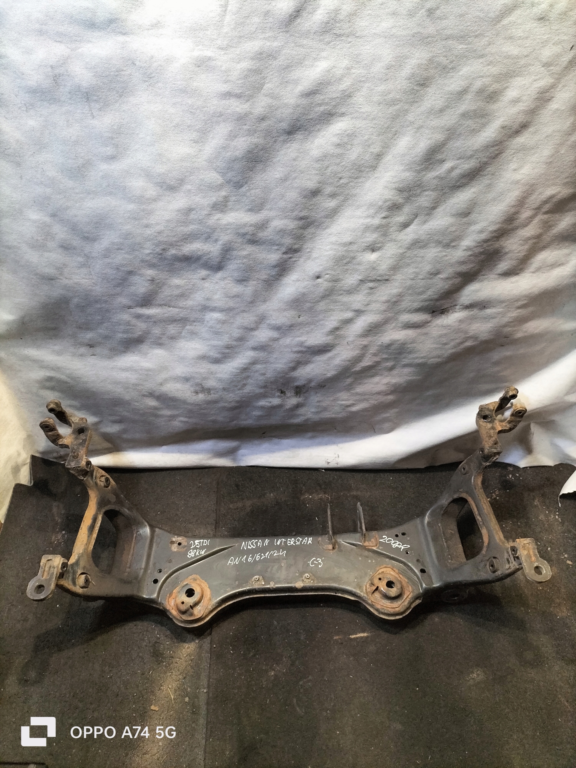 RENAULT MASTER II NISSAN INTERSTAR 2008R 2.5 DCI axle beam subframe