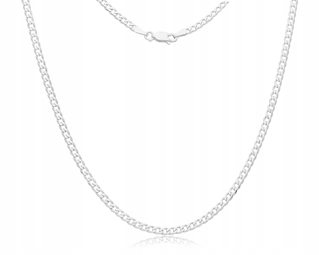 Stříbrný Řetízek Pánský Vazba „pancr“ Plný Stříbro ryzosti 925 délka 45 cm