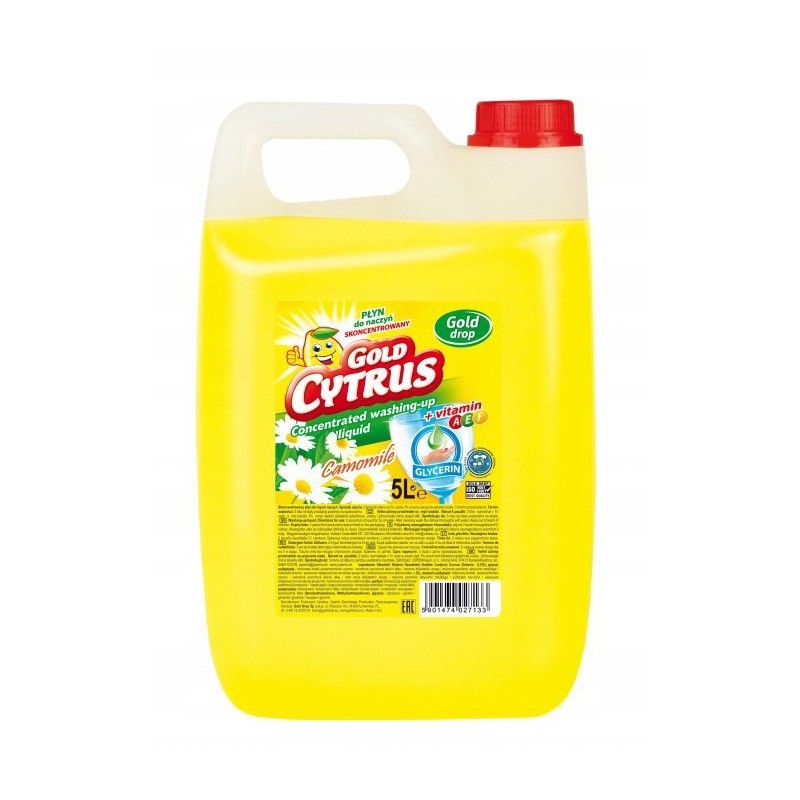 

Płyn do mycia naczyń Gold Cytrus Rumiankowy 5L