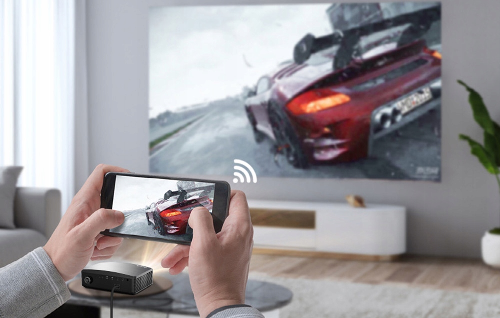 BYINTEK K25 SMART RZUTNIK PRZEWODOWY PROJEKTOR HDMI LCD 4K WI-FI FULL HD Jasność lampy (ANSI) 600 lm