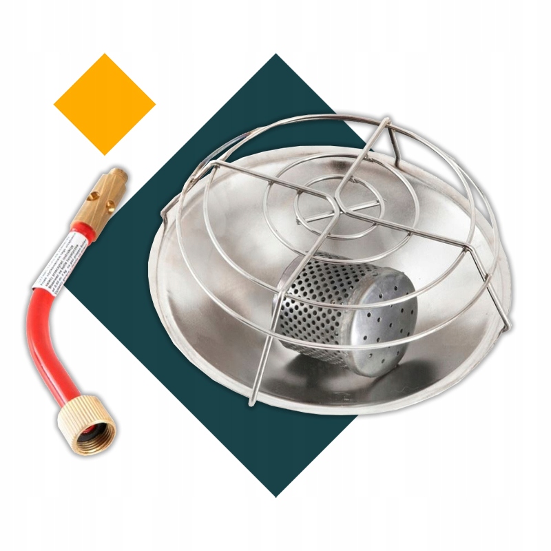 AG Promiennik turystyczny na butlę gazową SMYK 1,1kW Sugerowana butla mniejsza niż 5 kg 5 kg